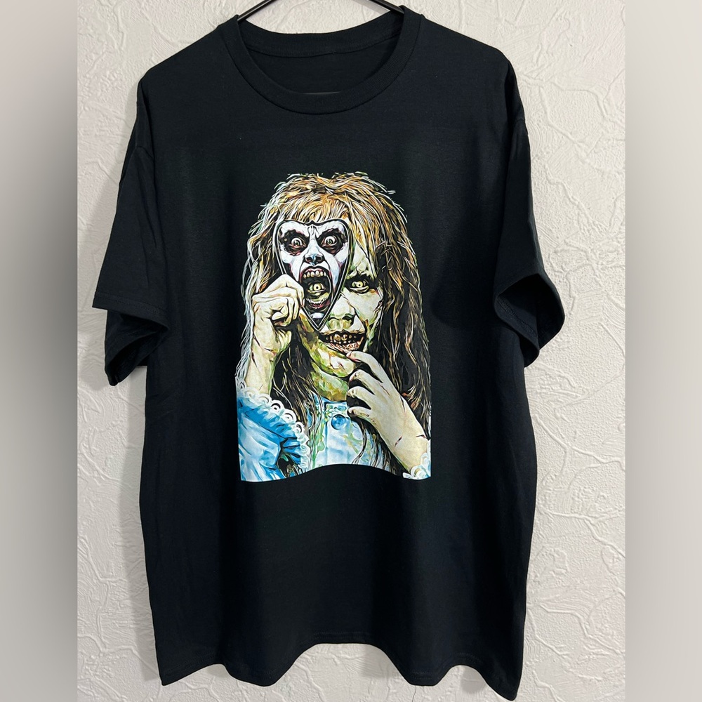 Insane Horror Exorcist Big Print Shirt